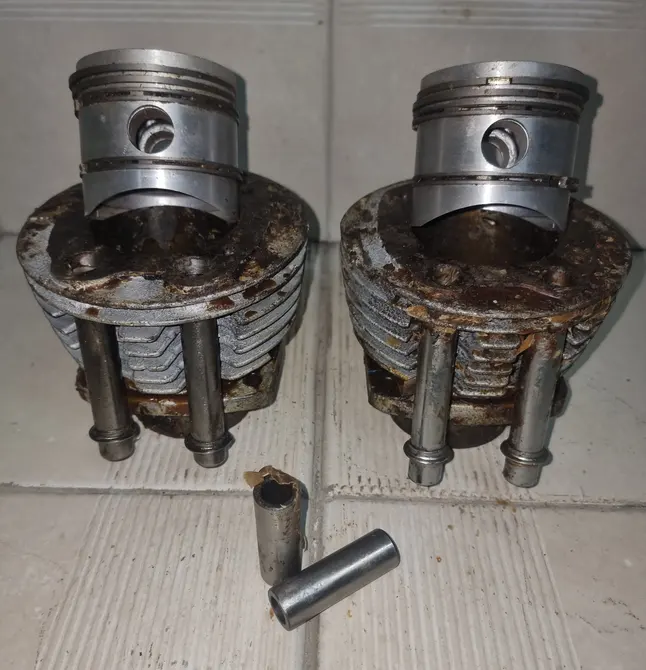 Cylinders pistons rings M61, M62, M63, M66, M67, IMZ, 8.101, 8.103, 8.123, URAL — Photo 2