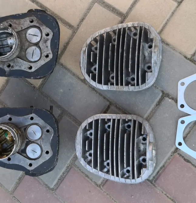 Cylinders pistons rings head heads M72 , K750 , MW , 750 , Dnepr MT 12, BMW R71 — Photo 1