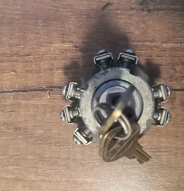 Lock with key IMZ 8.103 , IMZ8.123 , Dnepr, MT, M67, URAL, MW650 — Photo 4