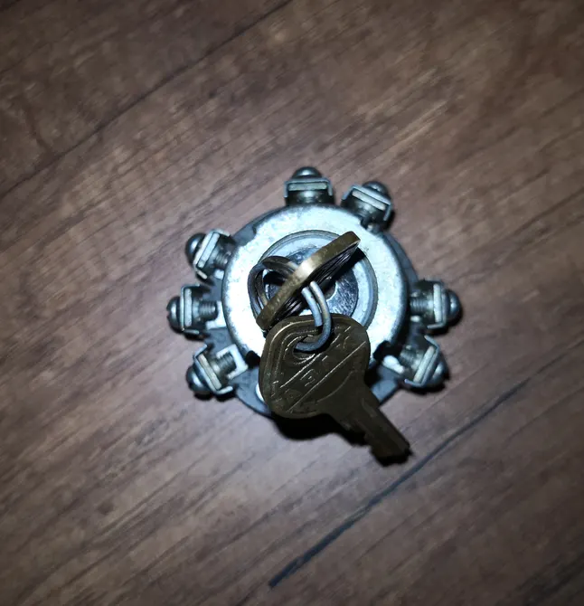 Lock with key IMZ 8.103 , IMZ8.123 , Dnepr, MT, M67, URAL, MW650 — Photo 3