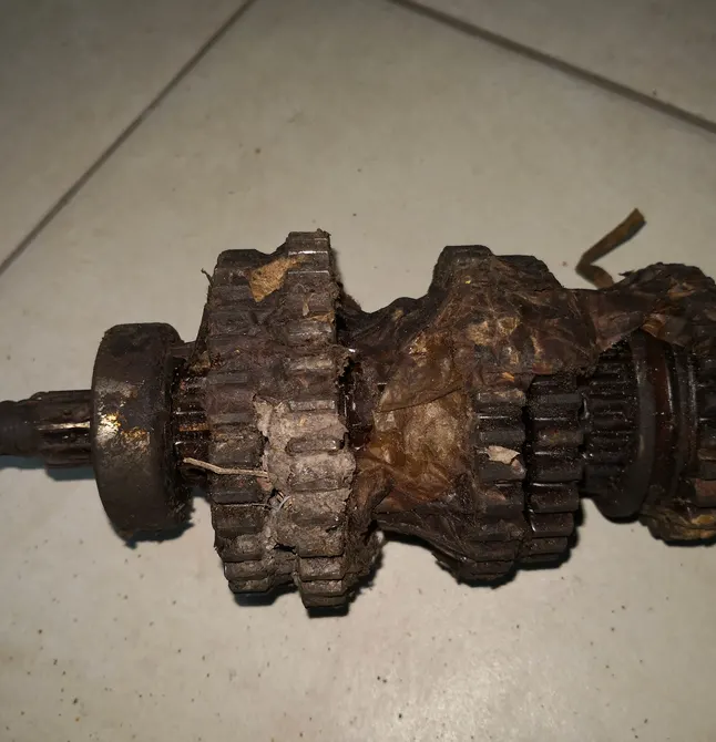 Shaft assembly Gearbox with reverse gear K650, Dnepr, MW650, MT, K750, — Photo 4