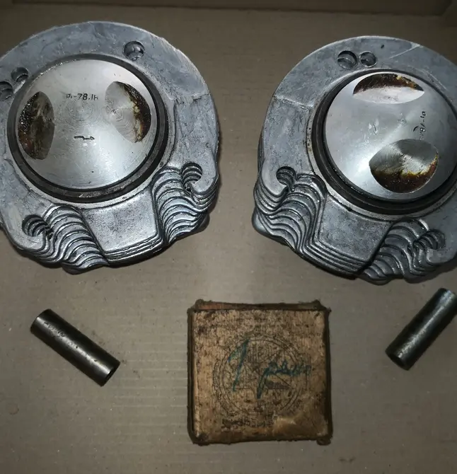 Original cylinders pistons rings Dnepr, MT, K650, MW650 — Photo 2